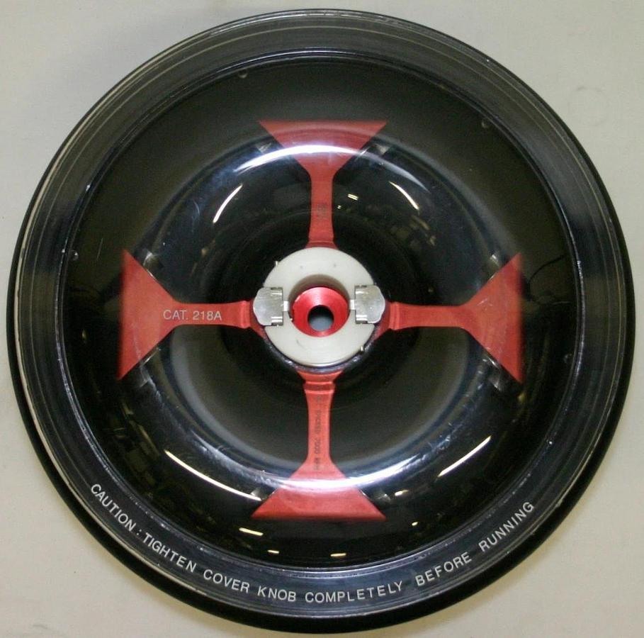 IEC WINDSHIELDED SWINGING BUCKET ROTOR, MODEL 218A, NO BUCKETS