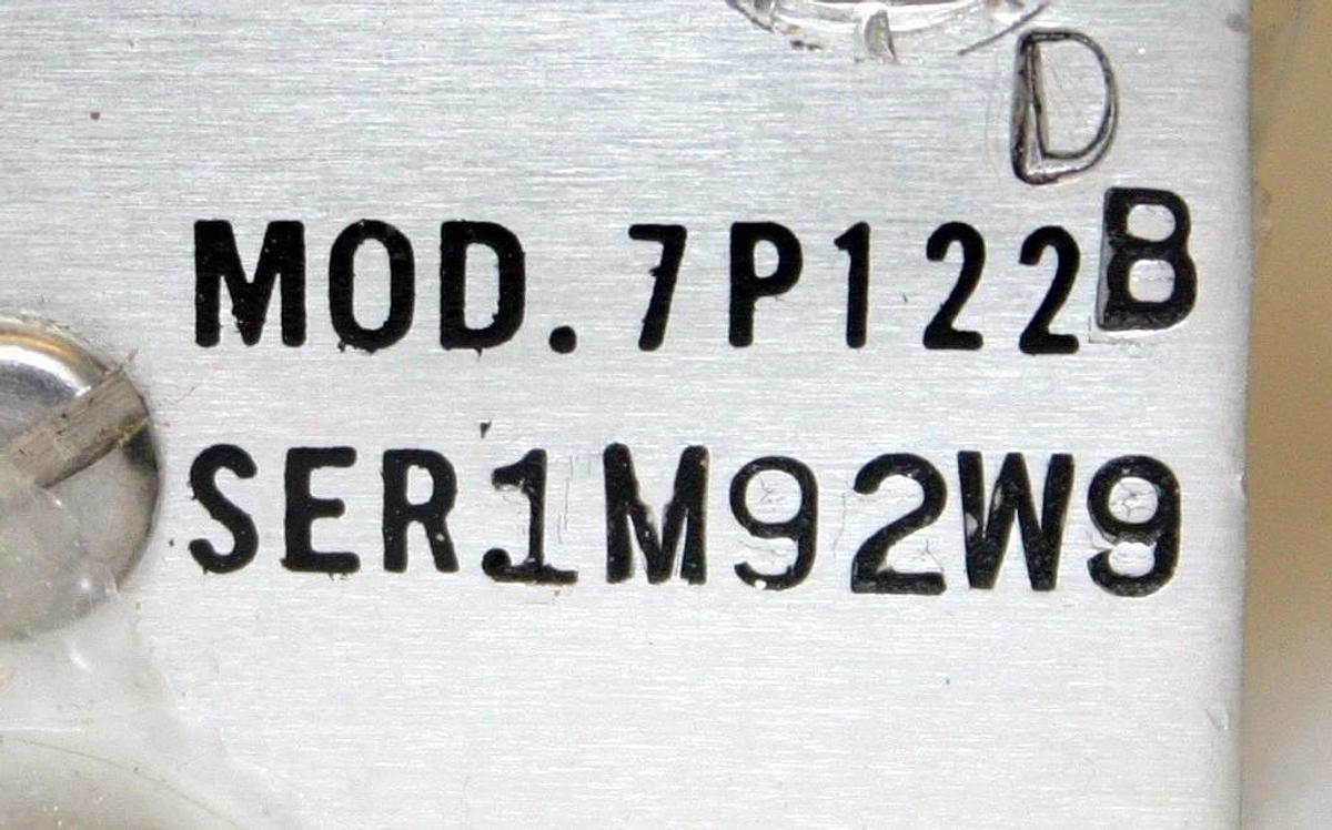 GRASS LOW LEVEL D.C. AMPLIFIER, MODEL 7P122B
