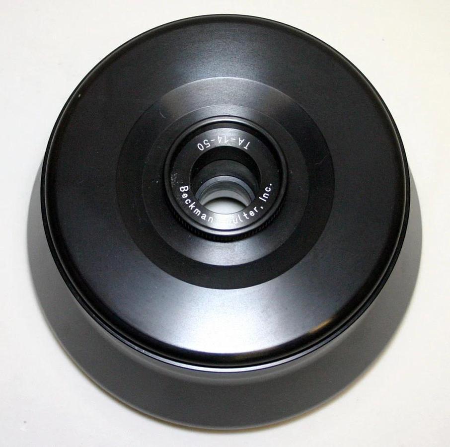 BECKMAN COULTER FIXED ANGLE ROTOR, MODEL TA-14-50, 8 x 50 ML