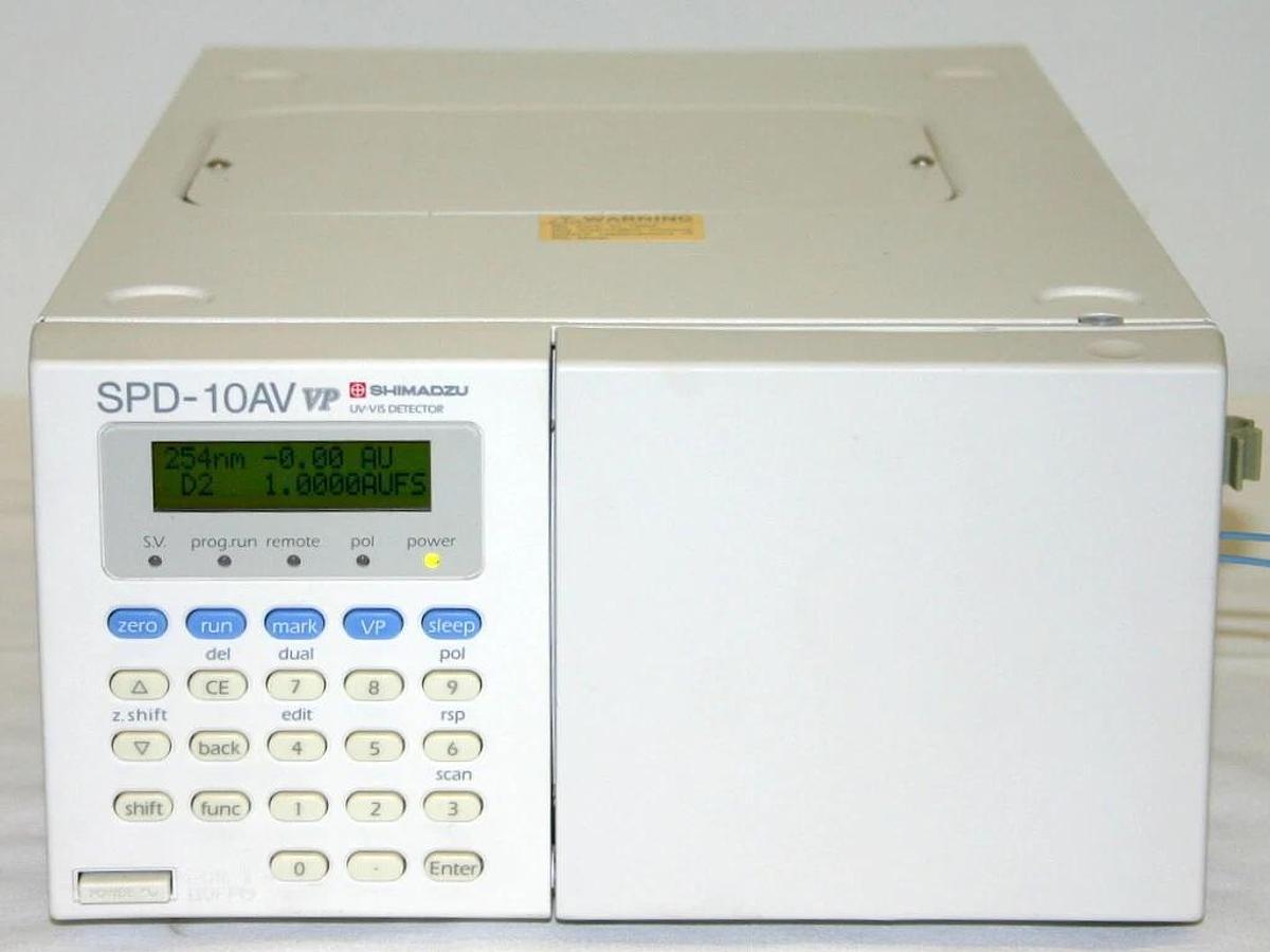 Used SHIMADZU UV-VIS DETECTOR, MODEL SPD-10AV VP