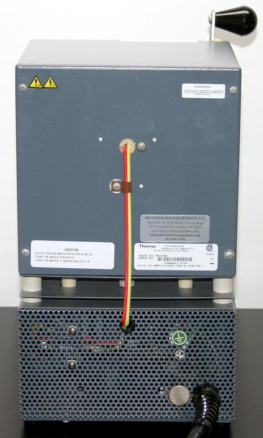 Used THERMO SCIENTIFIC THERMOLYNE MUFFLE FURNACE, MODEL FB1315M