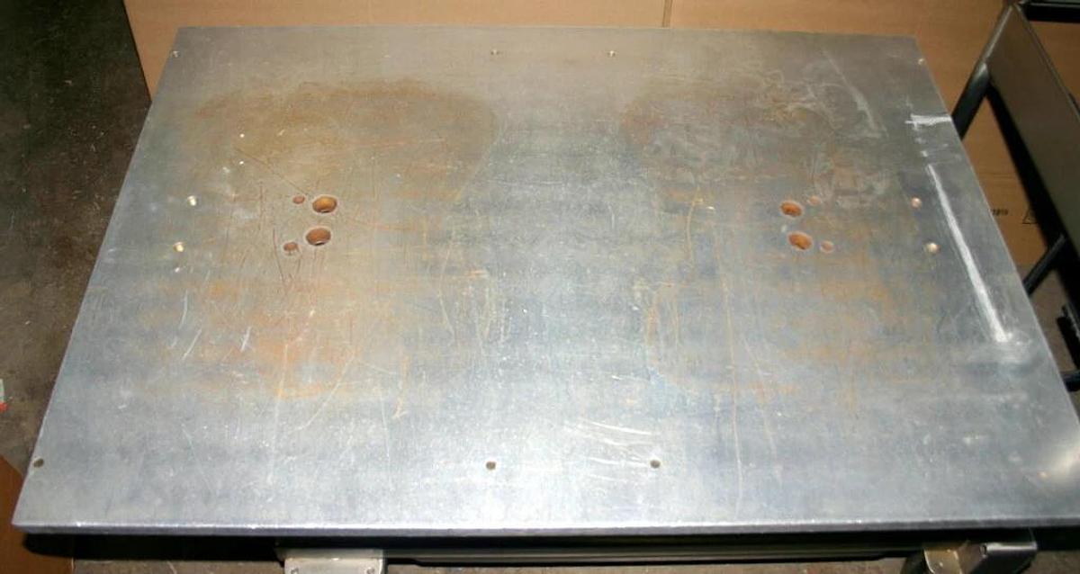 Used VESTIL STAINLESS STEEL HYDRAULIC SCISSOR LIFT CART, MODEL CART-1100-SS