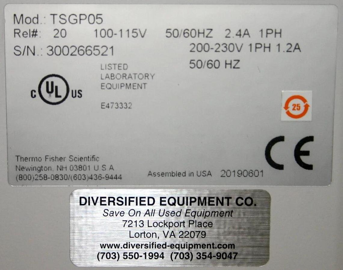 THERMO SCIENTIFIC PRECISION WATER BATH, MODEL TSPG05, GP 05, 5 LITER