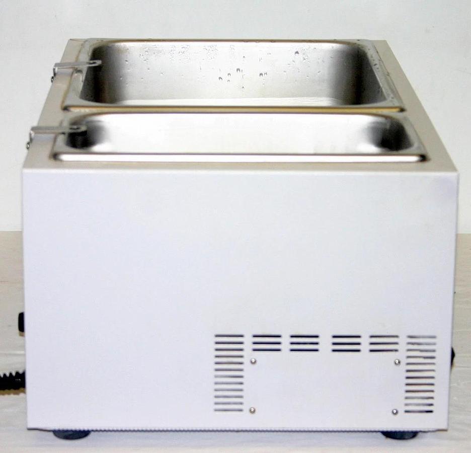 Used LAB-LINE DIGITAL DUAL RESERVOIR WATER BATH, MODEL 18802, 6.7 & 14.6 LITER CAP.