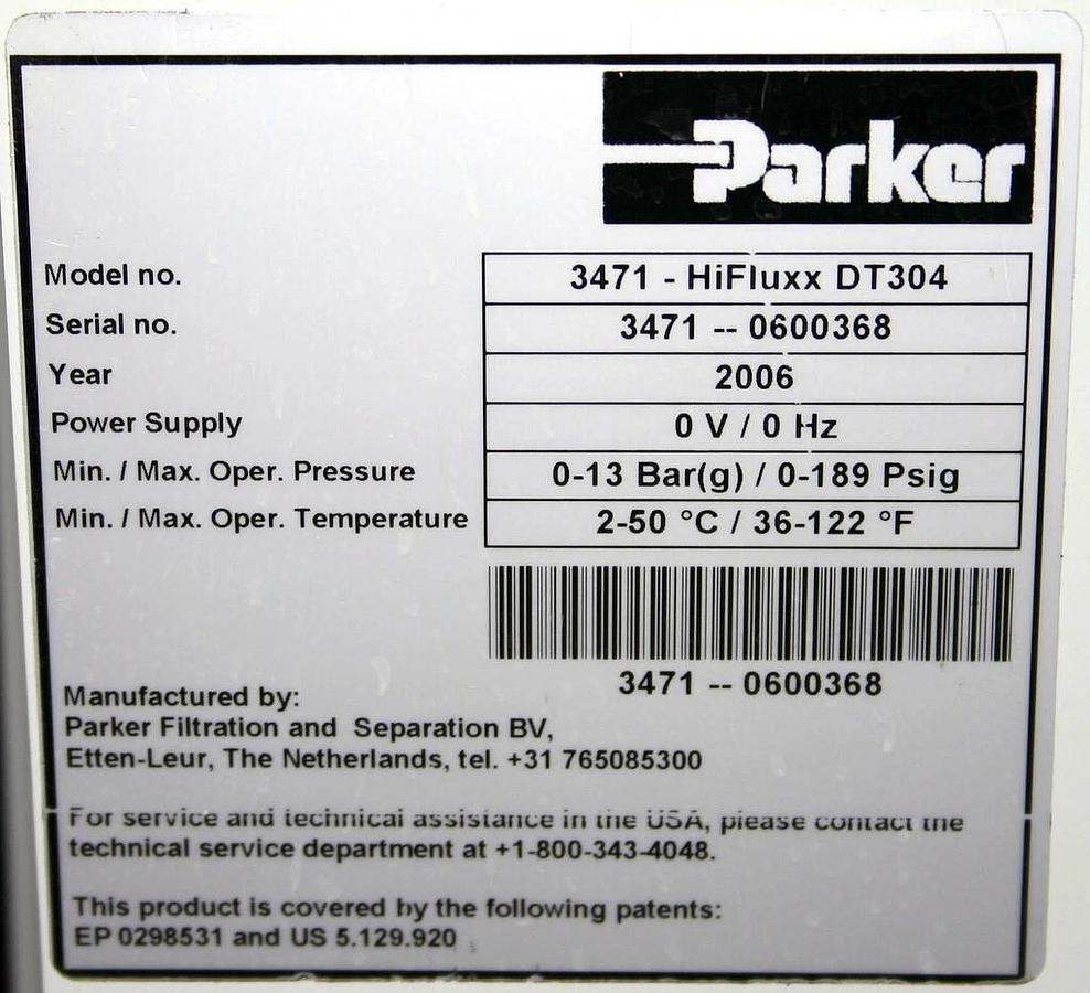 Used PARKER BALSTON HANNIFIN NITROGEN GENERATOR SYSTEM FOR LC-MS, MODEL N2-14