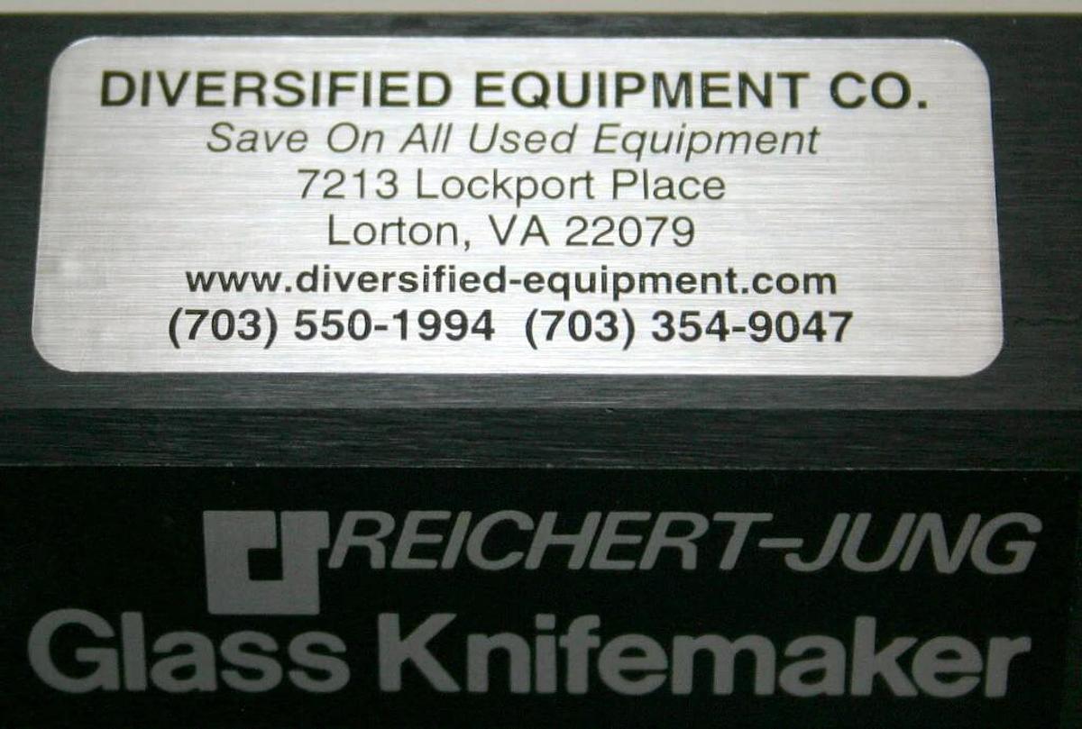 Used REICHERT JUNG ULTRAMICROTOME GLASS KNIFEMAKER