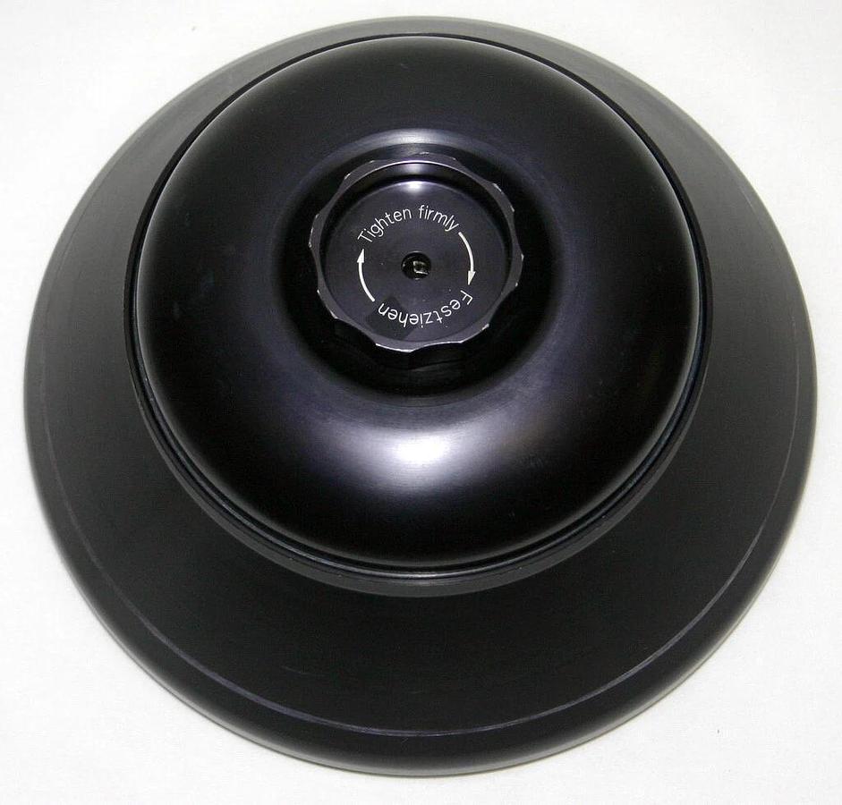 Used EPPENDORF FIXED-ANGLE 6-PLACE ROTOR, MODEL F-34-6-38, 85 ML TUBE CAPACITY