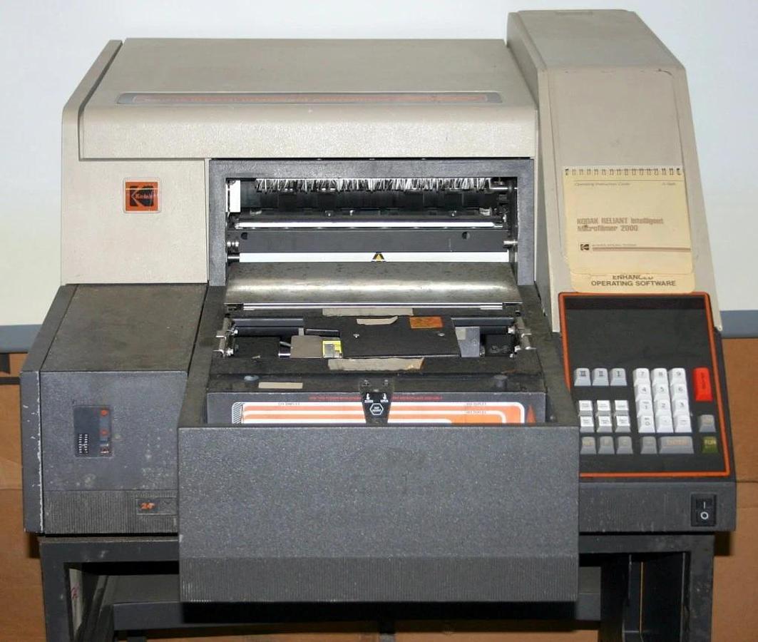 Used KODAK RELIANT INTELLIGENT MICROFILMER, MODEL 2000, QUANTITY OF TWO