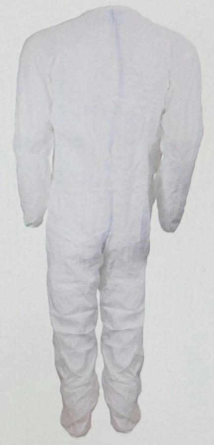 Used KIMBERLY-CLARK KIMTECH A5 STERILE CLEANROOM COVERALLS, L 88802, X-L 88803, PPE