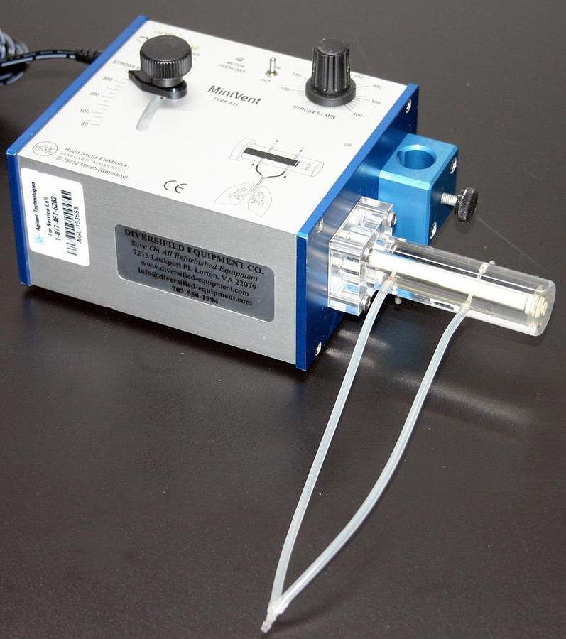Used HARVARD HSE HUGO SACHS ELEKTRONIK MOUSE VENTILATOR MINIVENT, MODEL 845