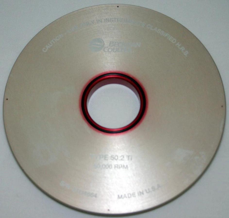 BECKMAN COULTER ULTRACENTRIFUGE FIXED ANGLE ROTOR, MODEL 50.2 TI, 12 X 39 ML