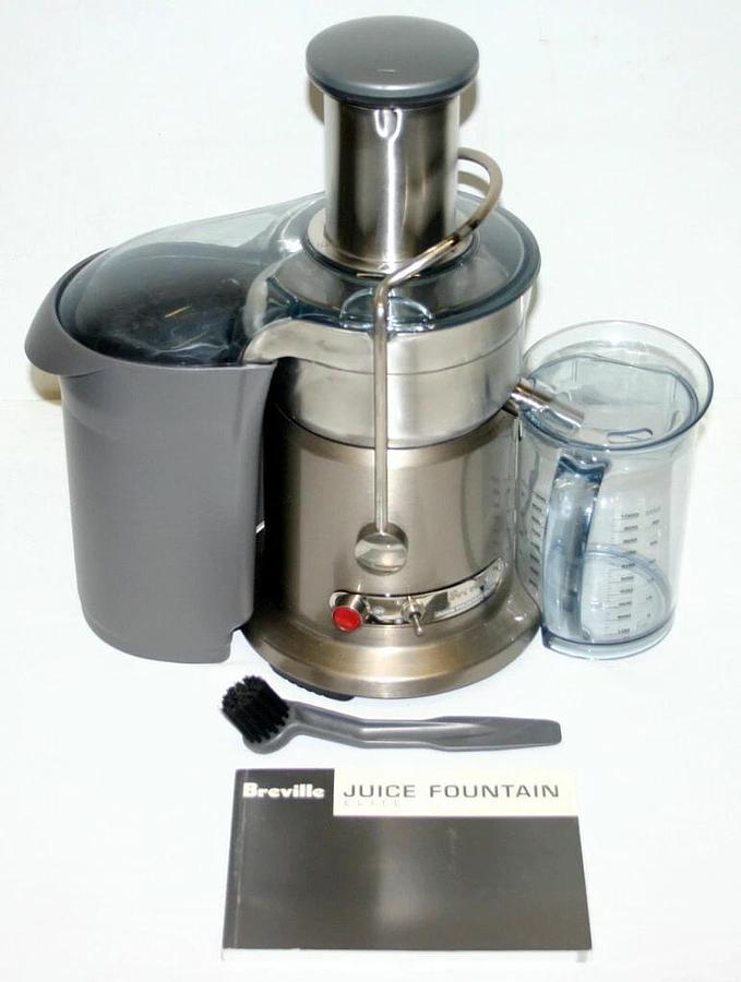 BREVILLE JUICE FOUNTAIN ELITE CENTRIFUGAL JUICER, MODEL 800JEXL