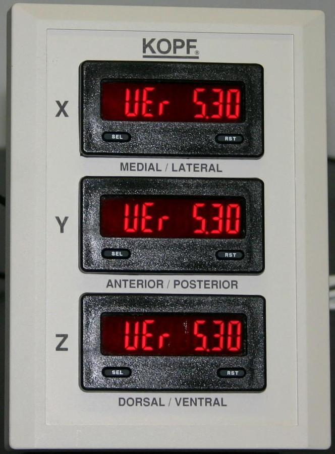 Used 2023 KOPF DIGITAL STEREOTAVIC, MODEL 940-A