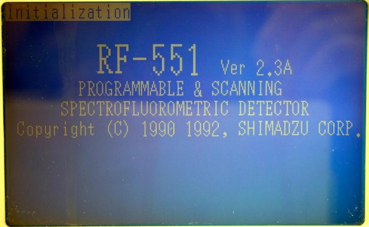 Used SHIMADZU FLUORESCENCE HPLC MONITOR, MODEL RF-551