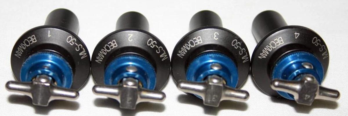 Used BECKMAN ULTRACENTRIFUGE SWINGING BUCKET ALUMINUM ROTOR, MODEL MLS-50, 4 x 5 ML