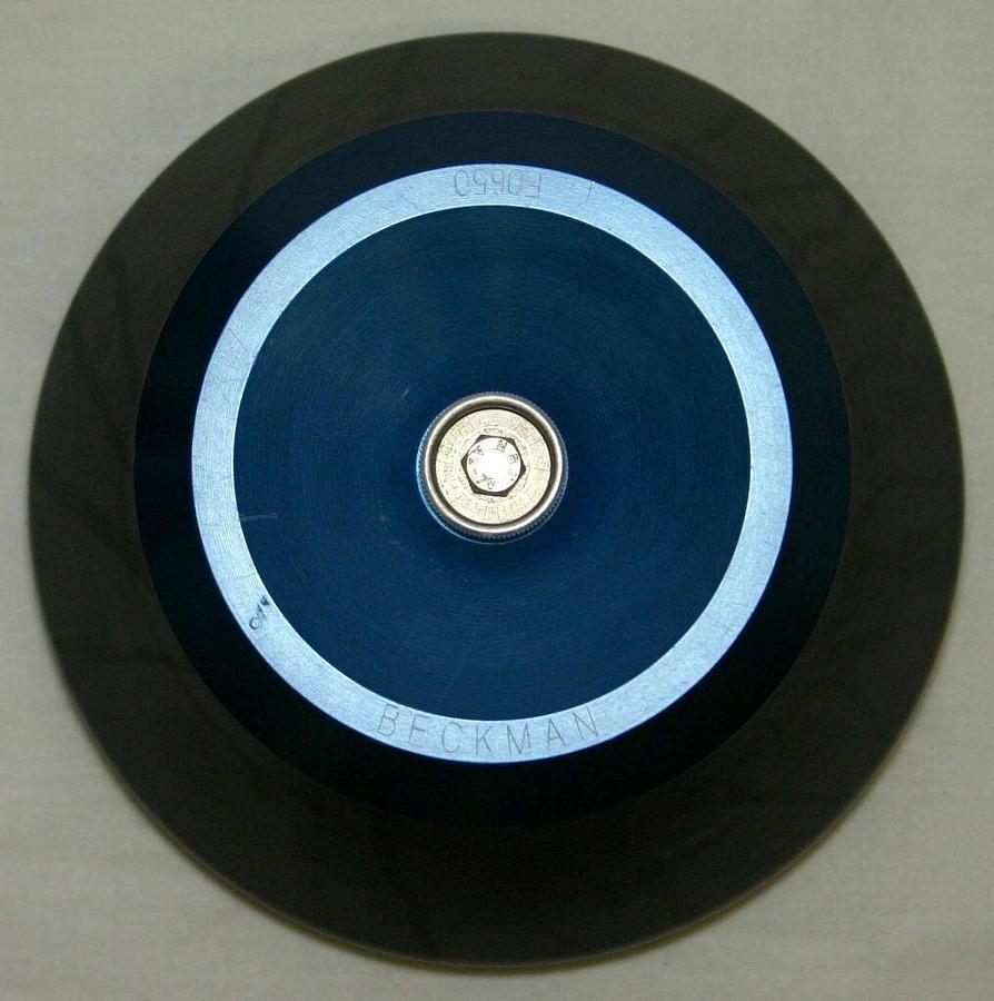 Used BECKMAN FIXED-ANGLE ALUMINUM ROTOR, MODEL FO650, 6 X 50 ML