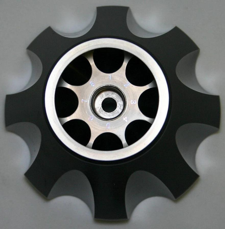 BECKMAN COULTER ULTRACENTRIFUGE FIXED ANGLE ROTOR, MODEL TLA-110, 8 X 5.1 ML