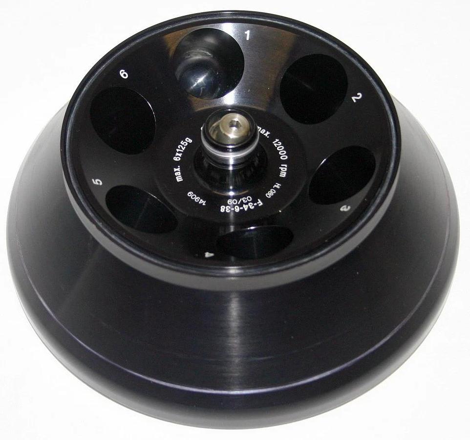 EPPENDORF CENTRIFUGE, MODEL 5804 WITH F-34-6-38 ROTOR