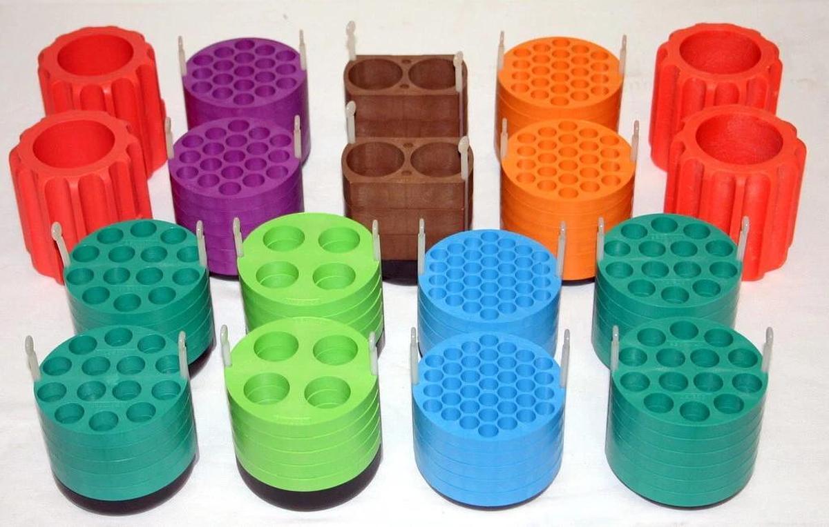 BECKMAN COULTER ADAPTERS FOR GH-3.8, JS-4.3, SX4750 ROTOR, BID IS FOR ONE PAIR