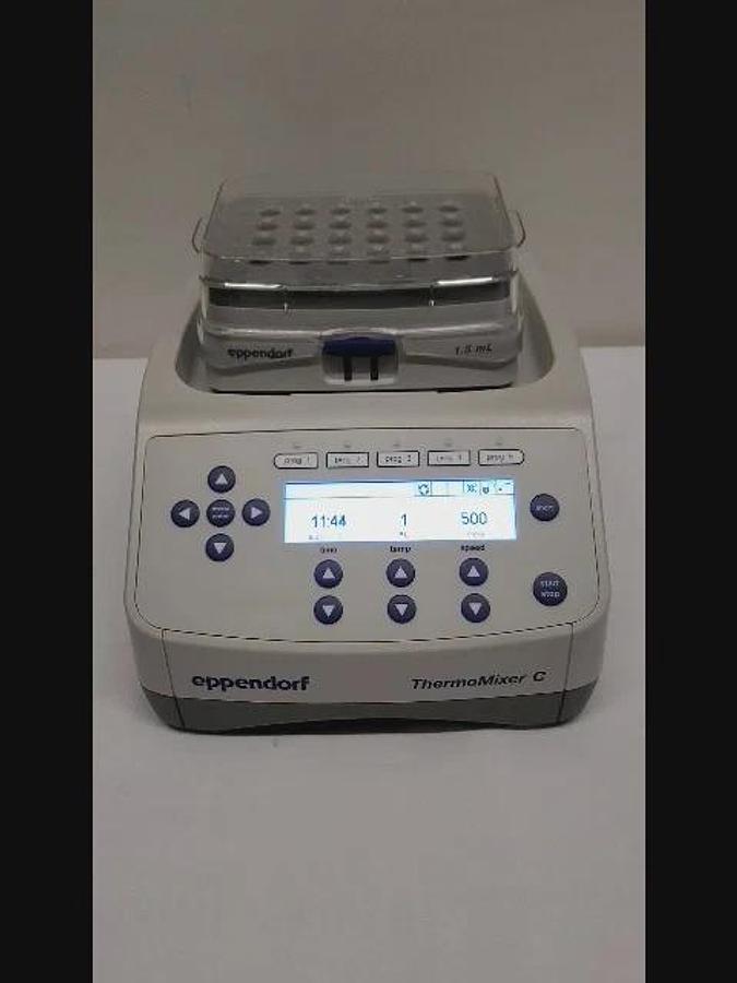 EPPENDORF 5382 THERMOMIXER C WITH 1.5 ML THERMOBLOCK, SMART BLOCK (see video)