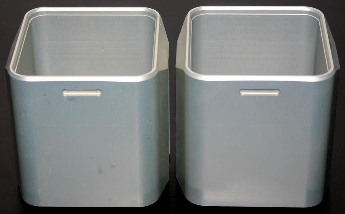 Used EPPENDORF 500 ML RECTANGULAR BUCKET, MODEL A-4-81 FOR 5810 / 5810R (SET OF TWO)