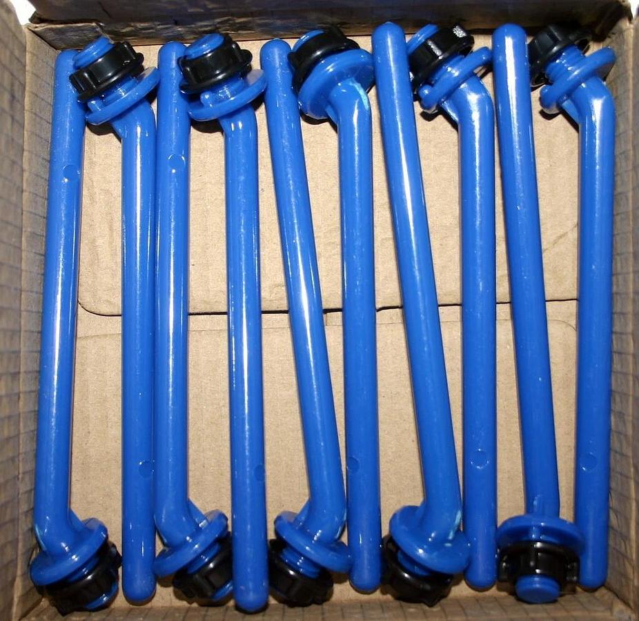 Used UNITED SCIENTIFIC COLE PARMER DRYING / DRAINING RACK, 20 PLACE, MODEL 81741