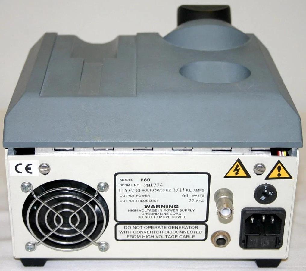 Used FISHER SCIENTIFIC SONIC DISMEMBRATOR WITH ULTRASONIC CONVERTOR, MODEL F60