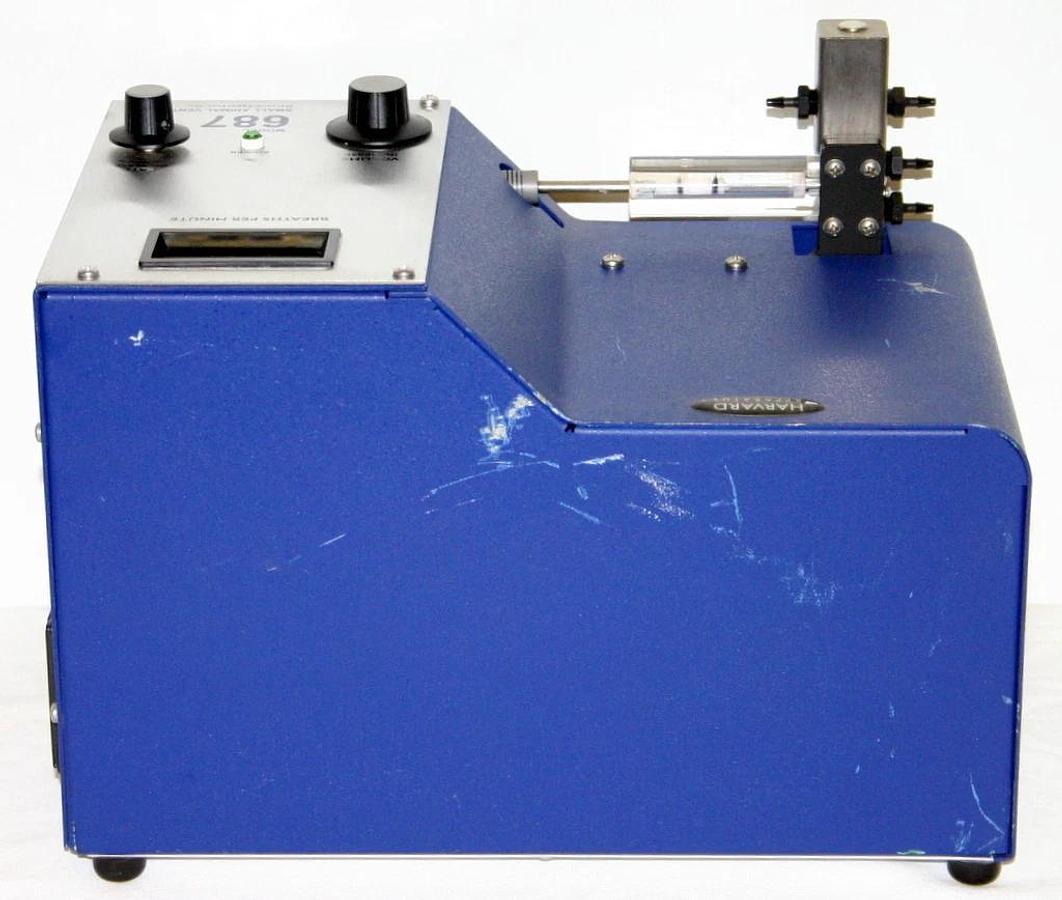 Used HARVARD APPARATUS SMALL ANIMAL MOUSE VENTILATOR, MODEL 687, CATALOG# 55-0001