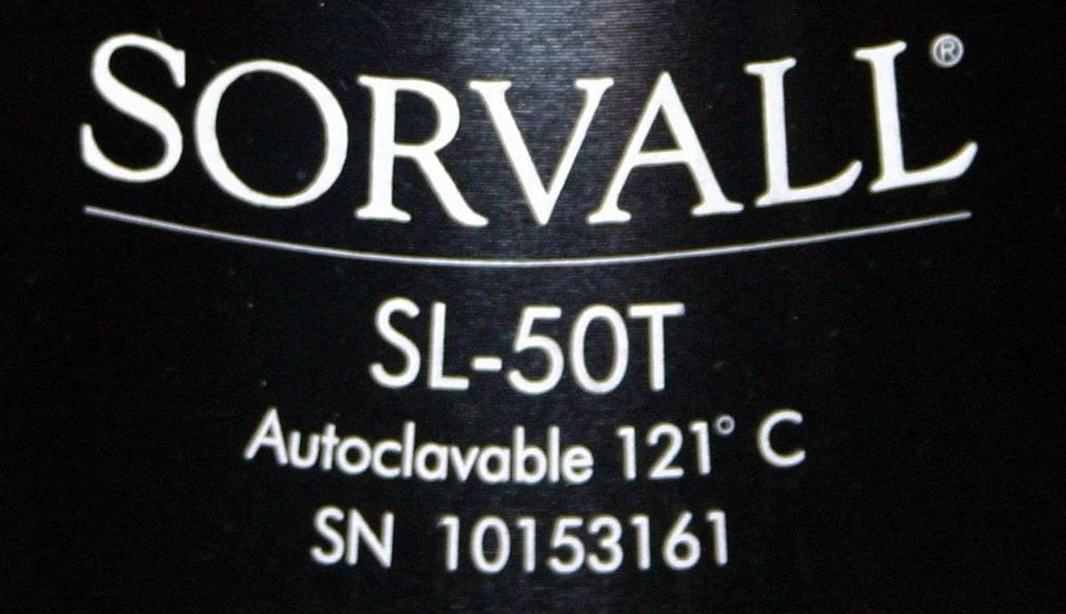 Used SORVALL SUPER-LITE FIXED ANGLE ROTOR, MODEL SL-50T, 8 x 50 ML, 18,500 MAX RPM