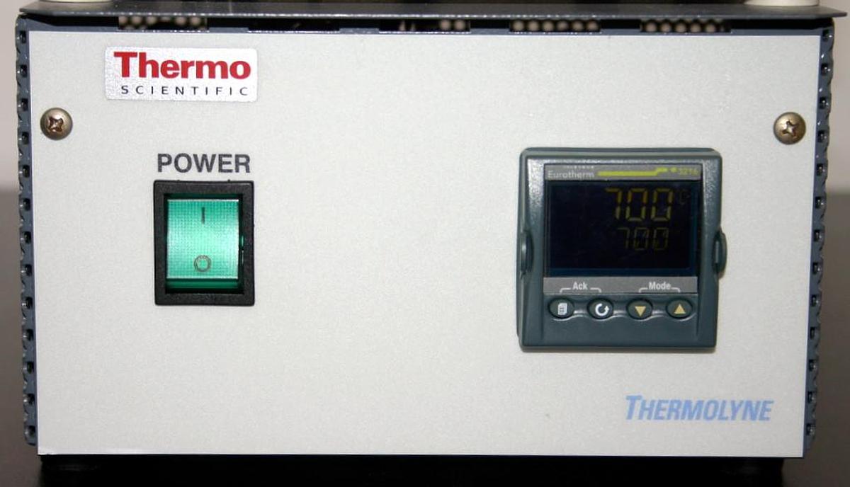 Used THERMO SCIENTIFIC THERMOLYNE MUFFLE FURNACE, MODEL FB1315M