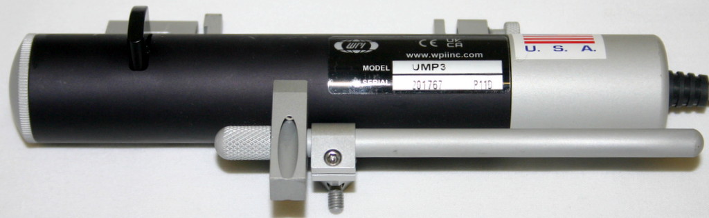 Used WORLD PRECISION INSTRUMENTS WPI MICROSYRINGE PUMP INJECTOR  MICRO-2T PUMP UMP3