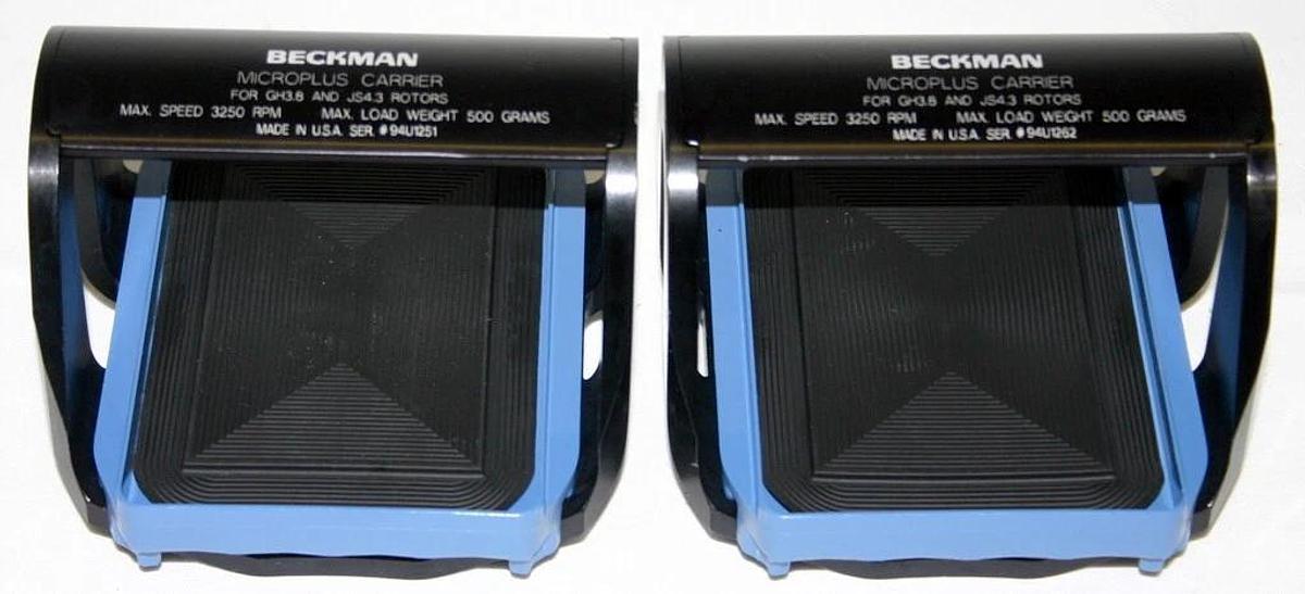 Used BECKMAN MICROPLUS MICROPLATE CARRIER MODEL 362394 FOR GH-3.8, 3.8A, JS-4.3 ROTOR