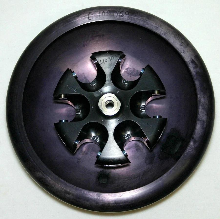 Used SORVALL 6 X 50ML SWINGING BUCKET ROTOR, MODEL HB-6