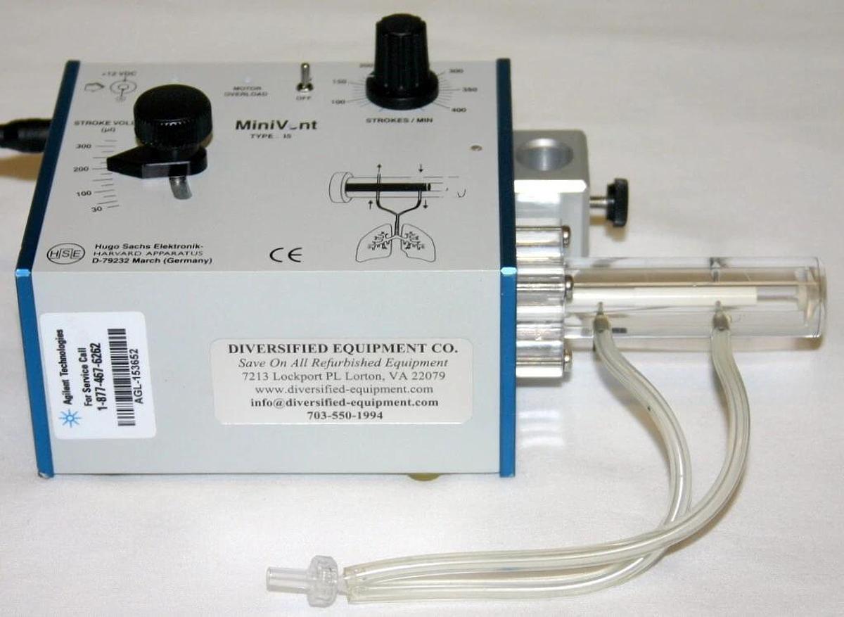 HARVARD HSE HUGO SACHS ELEKTRONIK MOUSE VENTILATOR MINIVENT, MODEL 845