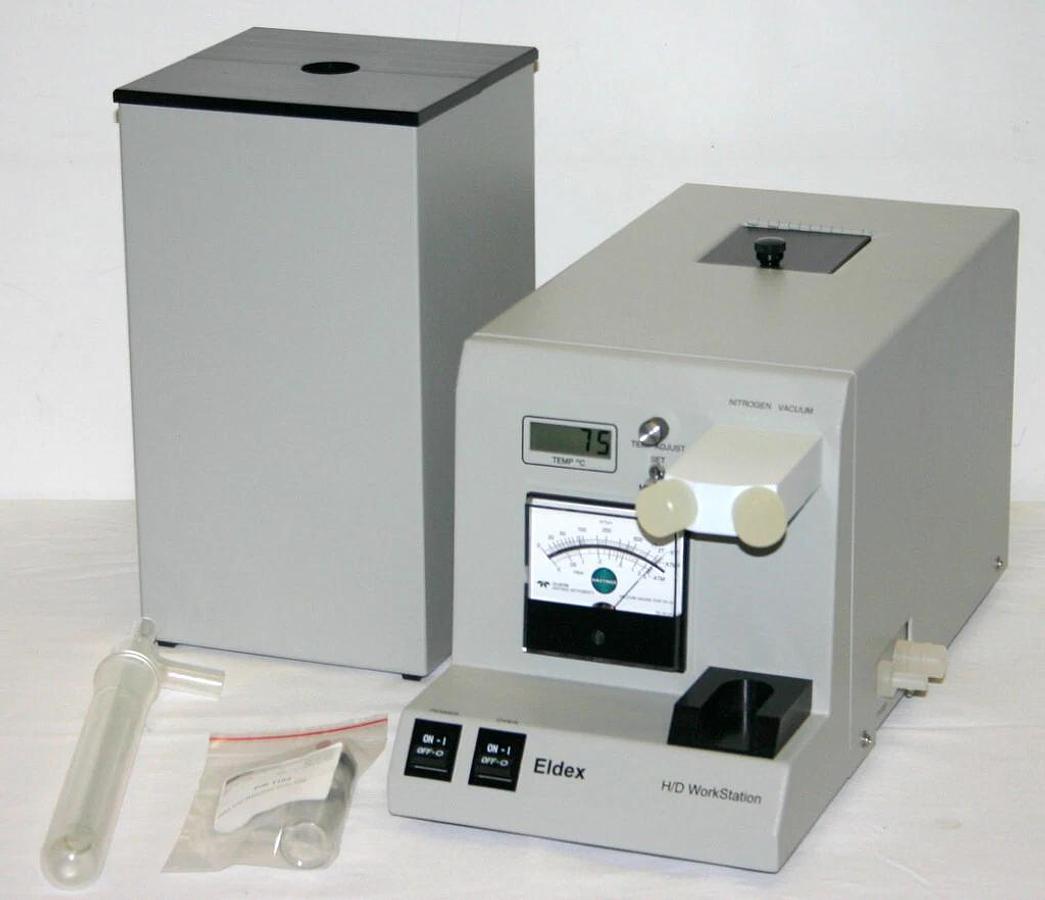 Used ELDEX HYDROLYSIS / DERIVATIZATION H/D WORKSTATION, MODEL 1207 WITH DEWAR FLASK