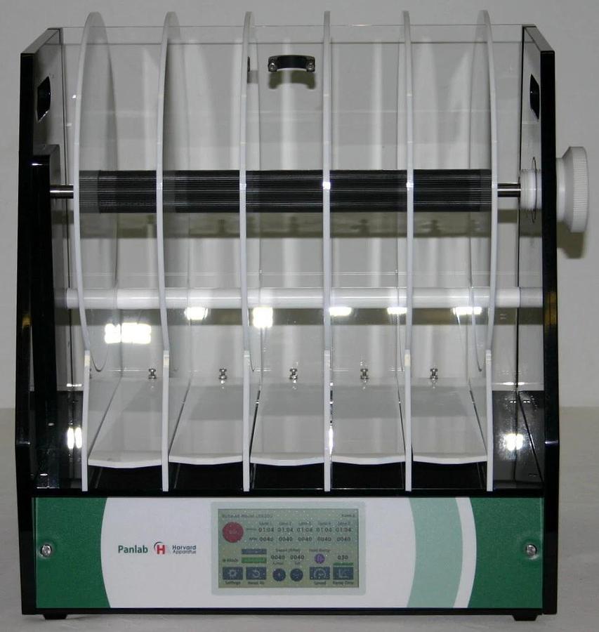 HARVARD APPARATUS PANLAB TOUCHSCREEN ROTAROD, MODEL LE8205, 5 LANES