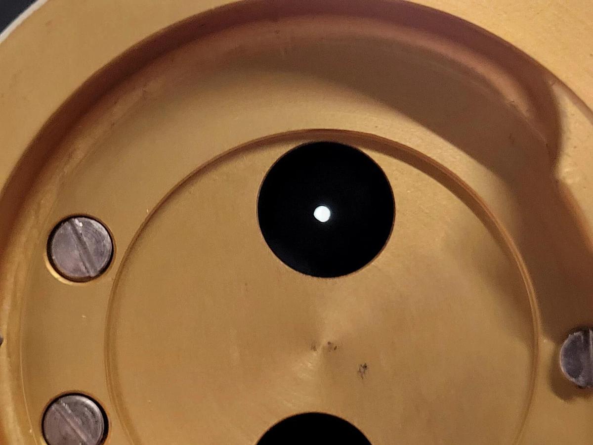 Used WILD HEERBRUGG STEREO MICROSCOPE, MODEL M7A W/ ADJUSTABLE IRIS, STAND & LIGHT