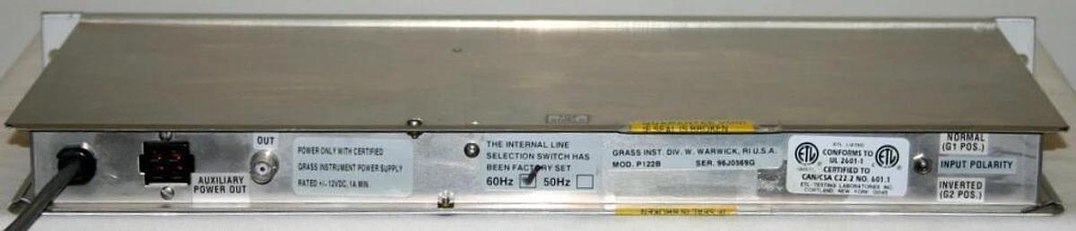 Used GRASS A.C./D.C. STRAIN GAGE AMPLIFIER, MODEL P122B