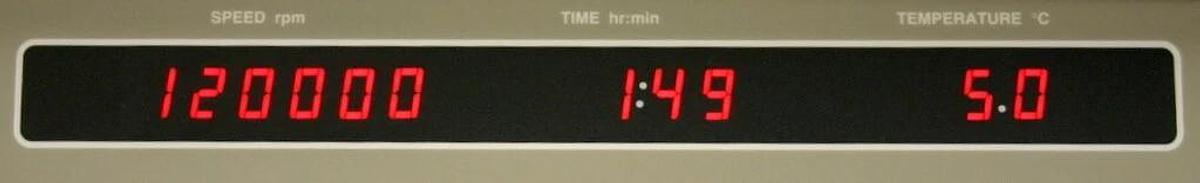 BECKMAN COULTER ULTRACENTRIFUGE, MODEL OPTIMA TLX-120K, 120000 RPM