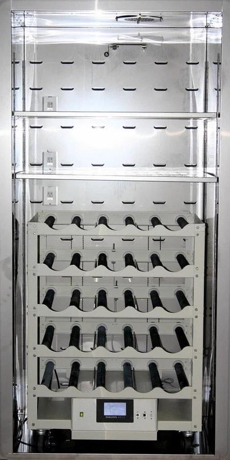 WHEATON ROLL-IN CO2 INCUBATOR, MODEL I057606 WITH R2P 2.0 CELL ROLLER APPARATUS