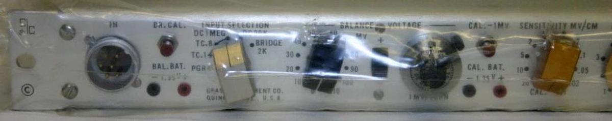 GRASS LOW LEVEL D.C. AMPLIFIER, MODEL 7P122B