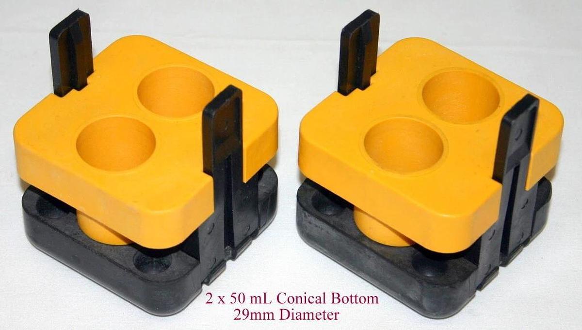 Used BECKMAN ADAPTERS FOR ACCUSPIN FR CENTRIFUGE, BID IS FOR ONE PAIR