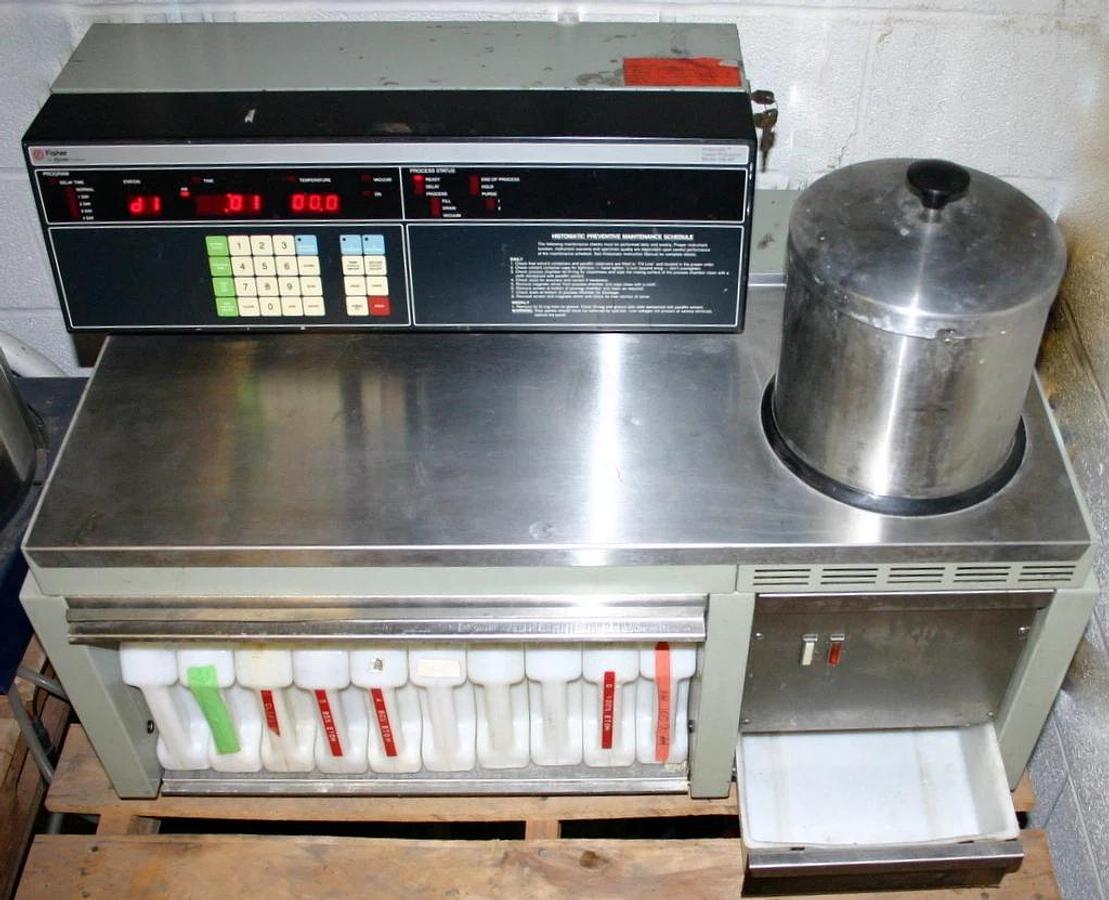 Used FISHER HISTOMATIC TISSUE PROCESSOR, MODEL 166 MP