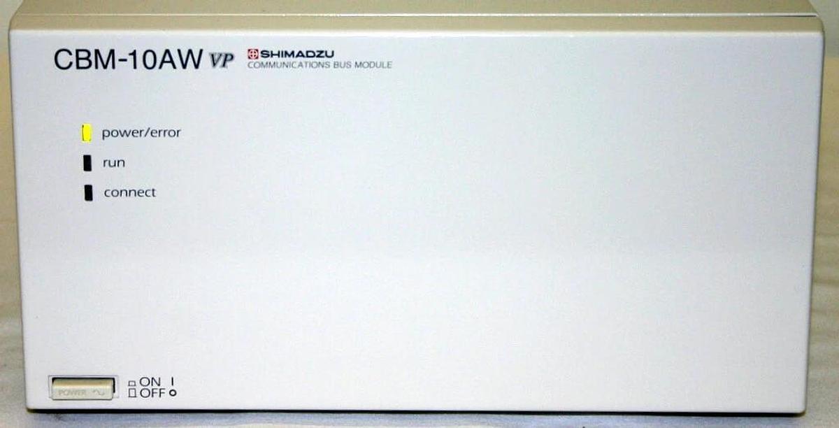 Used SHIMADZU COMMUNICATIONS BUS MODULE, MODEL CBM-10AW VP