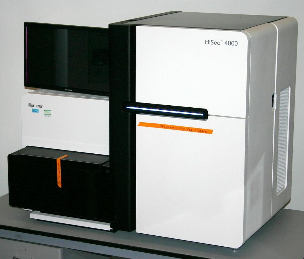 Used ILLUMINA HISEQ 4000 DNA GENOME SEQUENCING SYSTEM