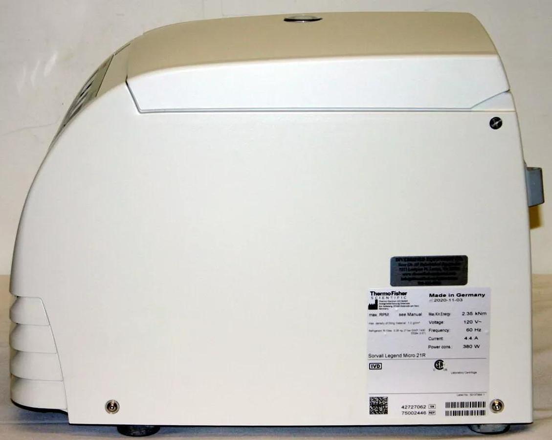 THERMO SCIENTIFIC SORVALL LEGEND MICRO 21R REFRIGERATED CENTRIFUGE, MPN 75002446