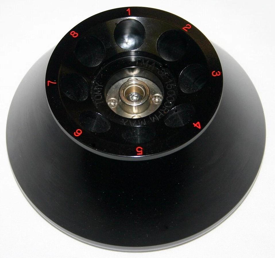 Used TOMY FIXED ANGLE ROTOR, MODEL TMA-3E, 15000 RPM