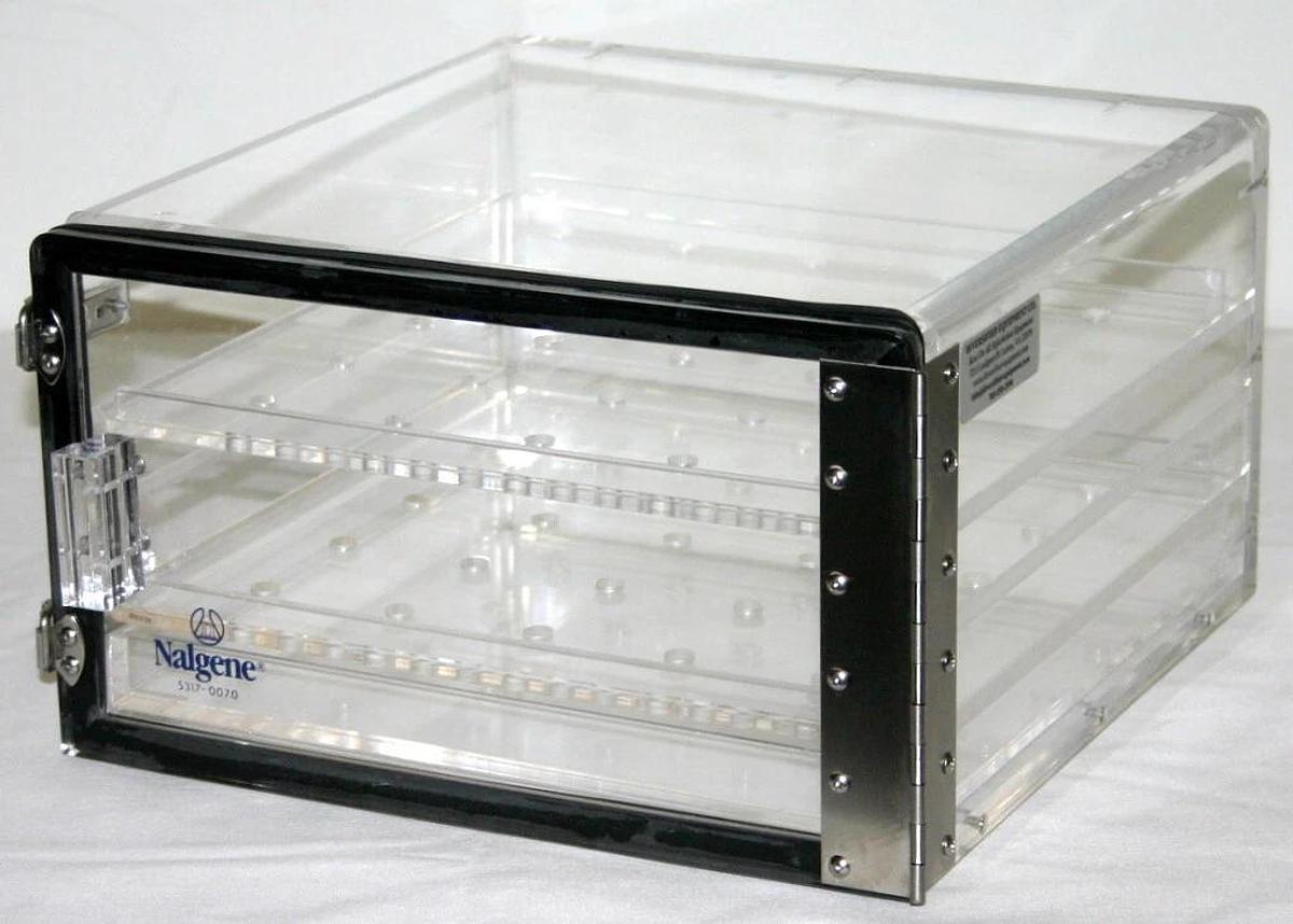 Used NALGENE ACRYLIC DESICCATOR CABINET, MODEL 5317-0070