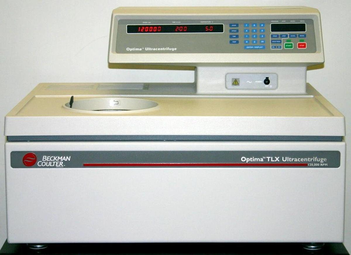 BECKMAN COULTER ULTRACENTRIFUGE, MODEL OPTIMA TLX-120K, 120000 RPM