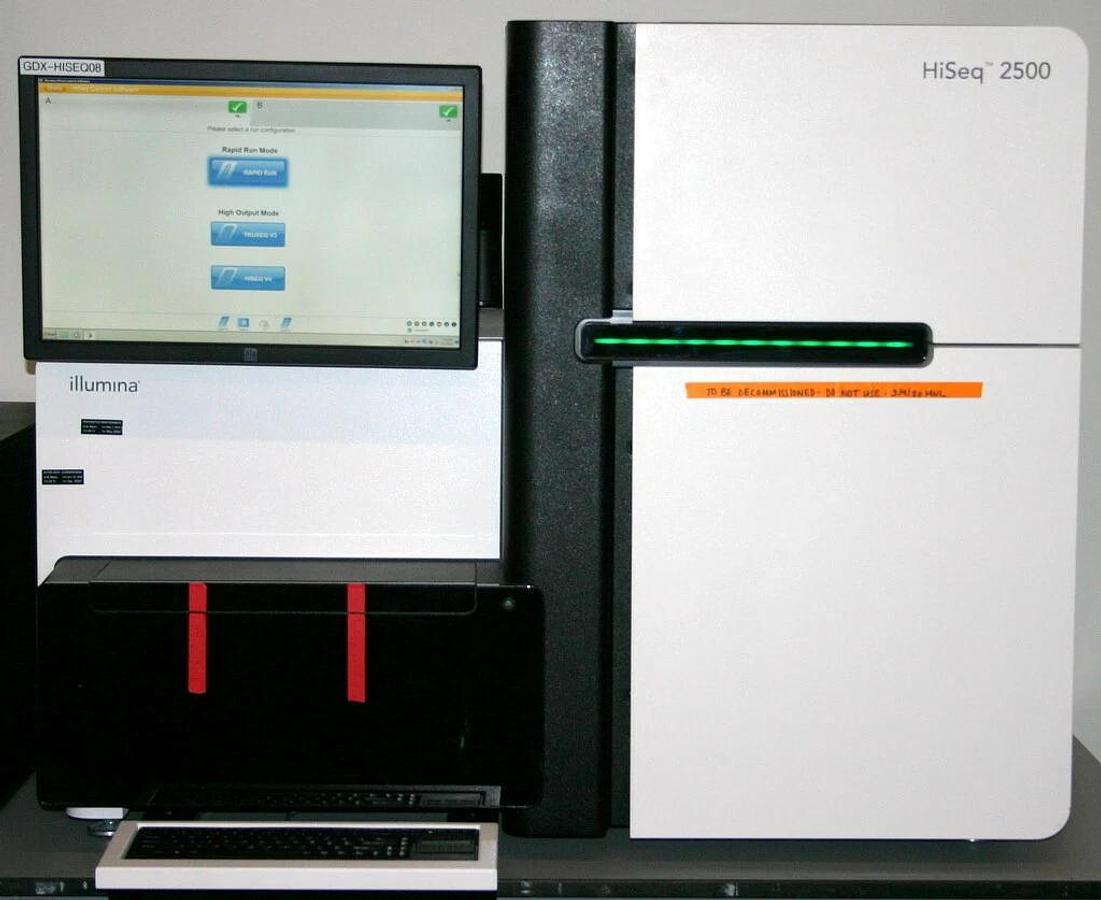 Used ILLUMINA HISEQ 2500 DNA GENOME SEQUENCING SYSTEM